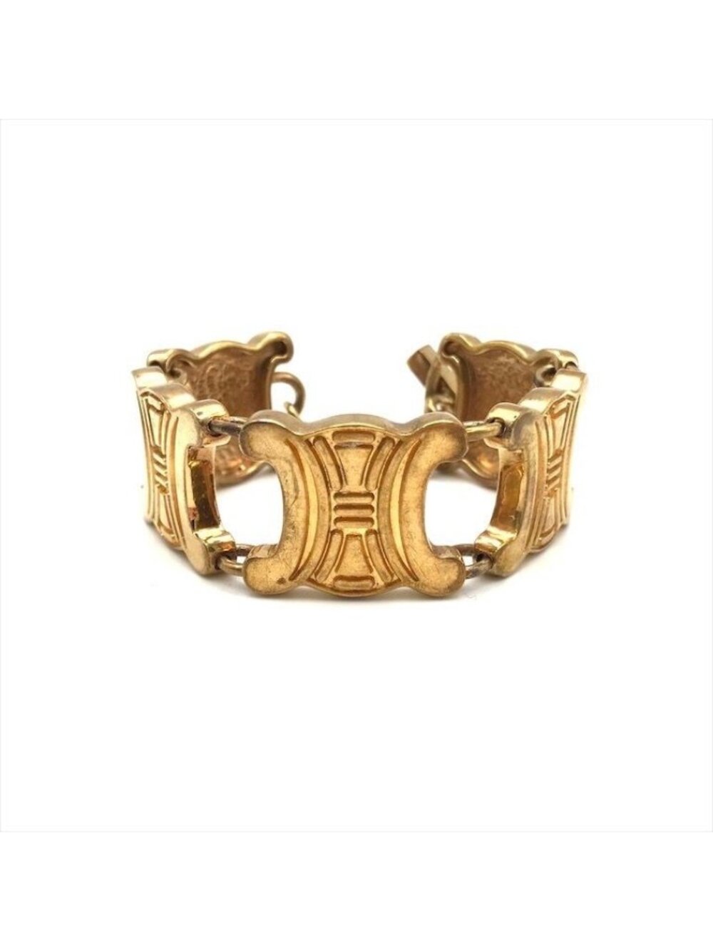 Celine Macadam Triomphe Gold Bracelet Small Items